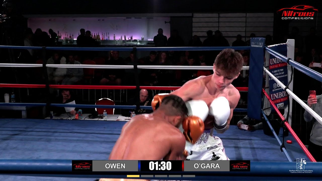 Cian Ogara Vs Simon Owen Lightweight Title Fight @Nitrous Competitions Official #titlefight #boxing