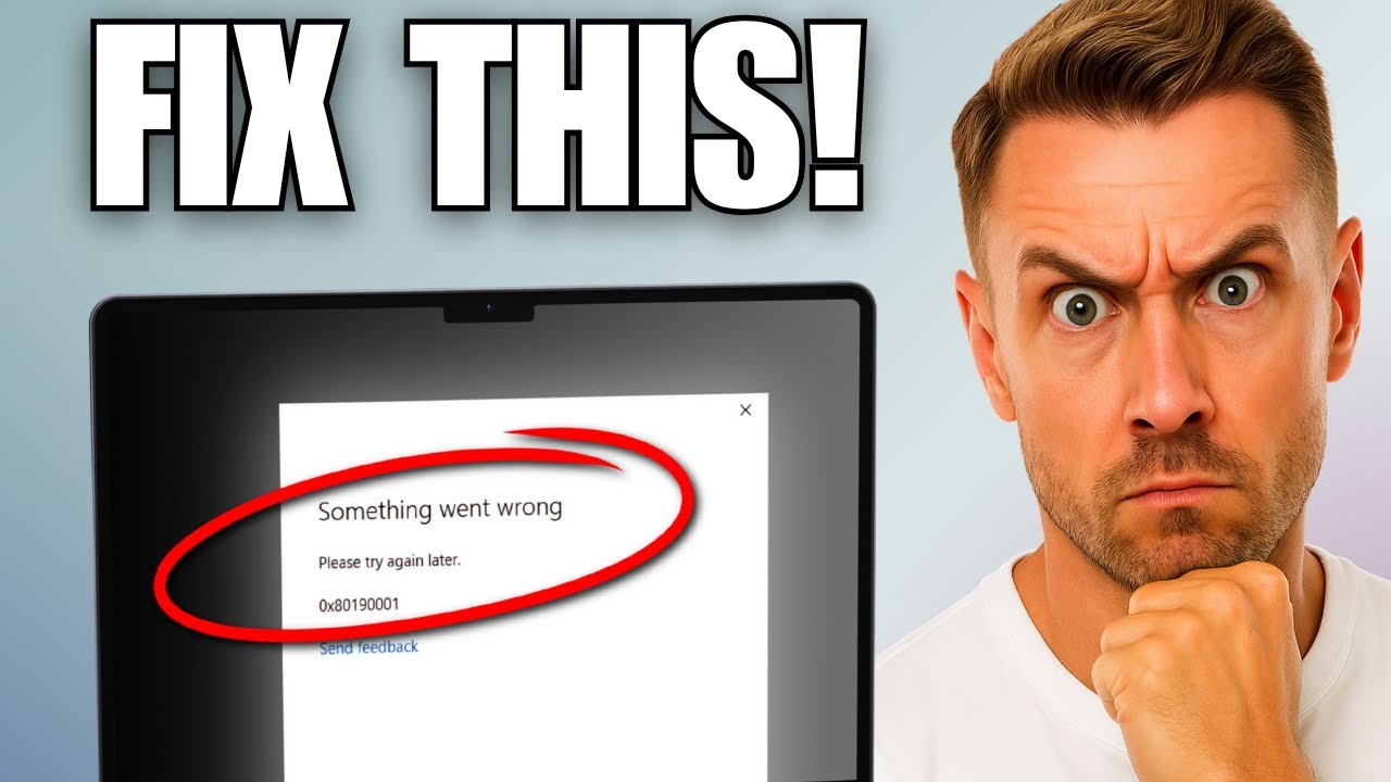 NEW! How to Fix Error 0x80190001 When Logging In To Microsoft Account - (2026)