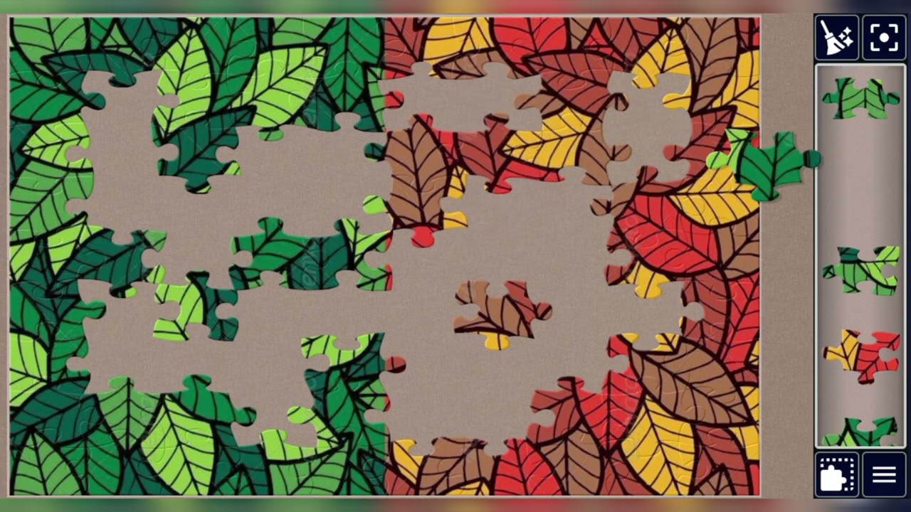 Let the Leaves Fall🍂🍁Let the Joy Rise🌿🌱🙂//Nature Fresh jigsaw puzzle🧩//@jigsawpuzzle45 