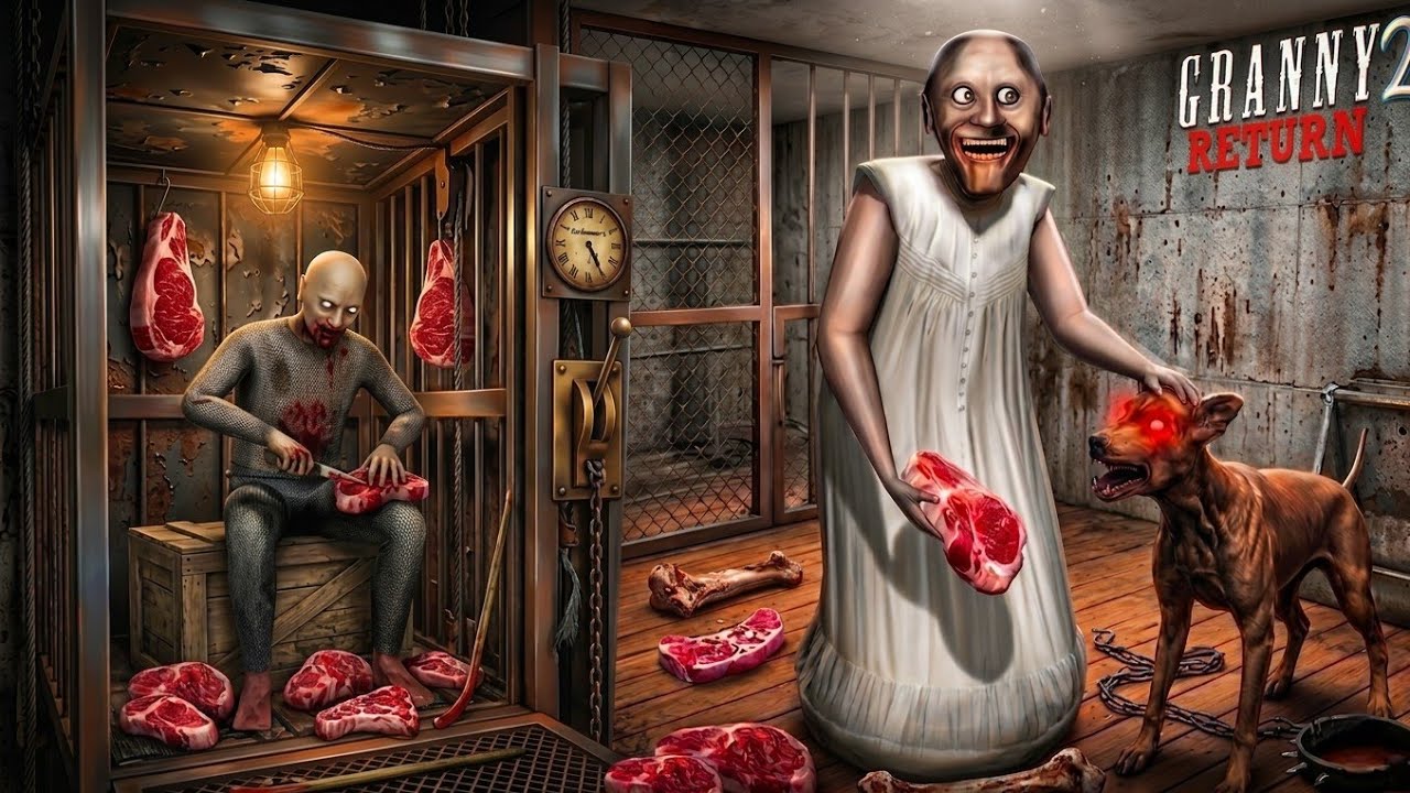 New dog pet and Elevator escape in granny 2 full gameplay on vtg!