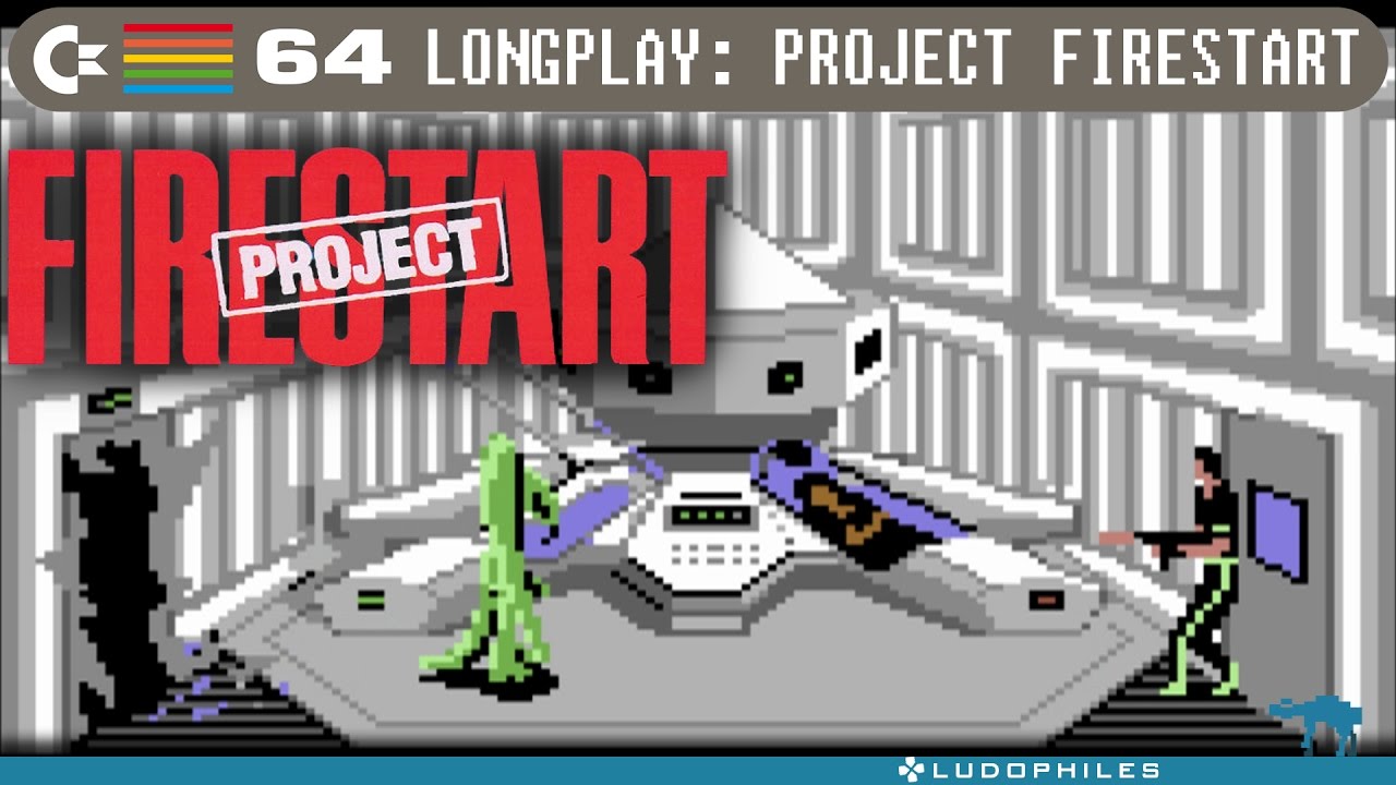 Project Firestart C64 Longplay [128] Full Playthrough / Walkthrough (no comment.) #c64 #retrogaming
