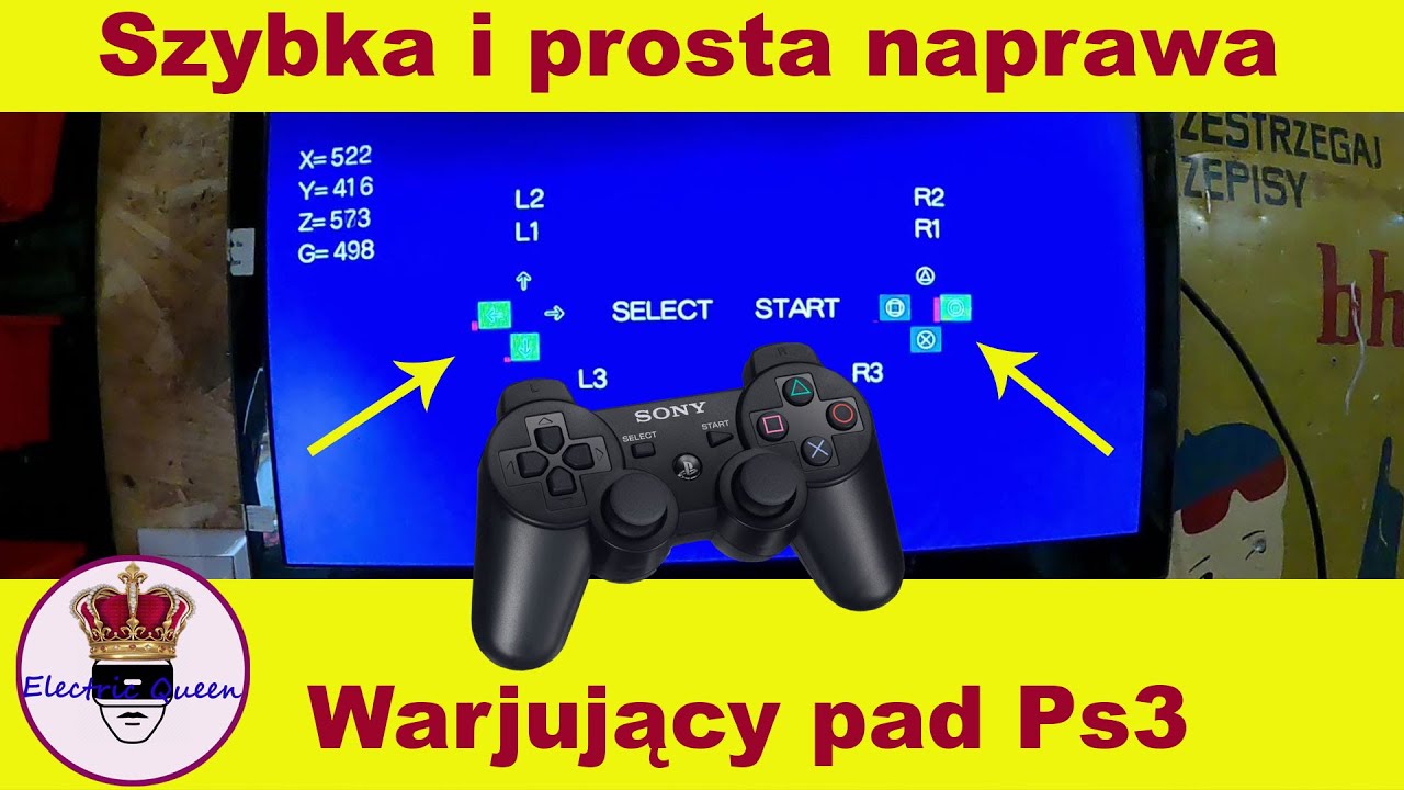 Warjujący pad Ps3 szybka i łatwa naprawa