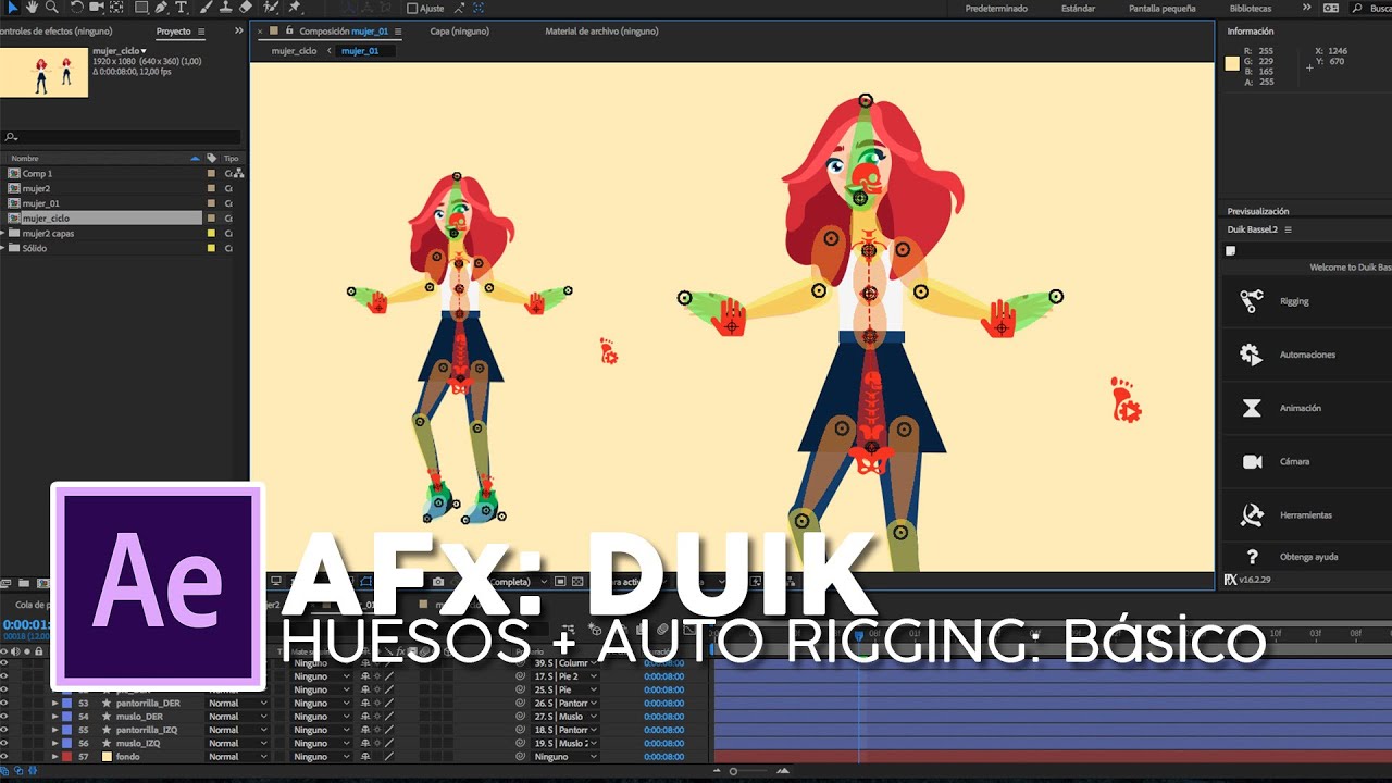 AFx DUIK: ciclo de caminata autom&aacute;tica, nivel b&aacute;sico #DUIK #AFx