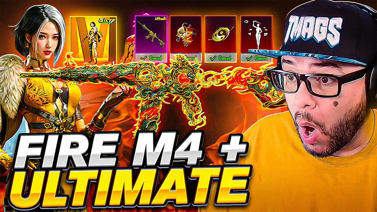 ОТКРЫТИЕ НОВОГО CRIMSON SKYBLADE M4! ПУБГ МОБИЛЬ