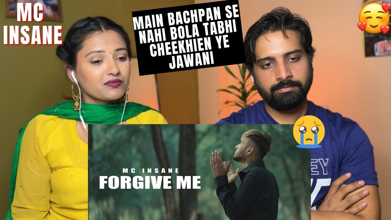 MC Insane - Forgive Me ( Official Music Video ) | REACTION | FULL FEELING | Funkie Couple Vlogs