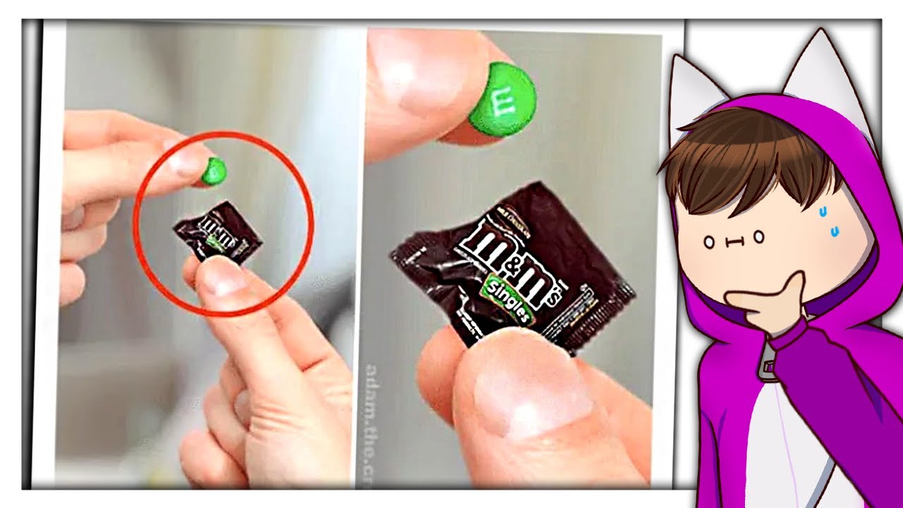 Ein einzelnes M&M..