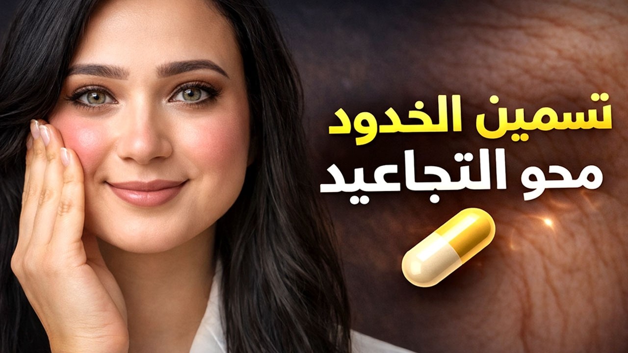 أقوى كبسولات لتسمين الوجه وتوريد الخدود والقضاء على التجاعيد بسرعة مذهلة