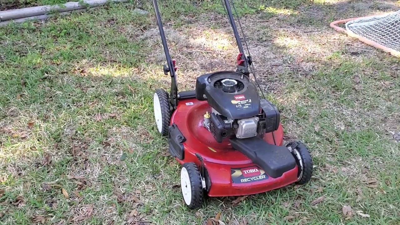 How to start a mower without a pull start