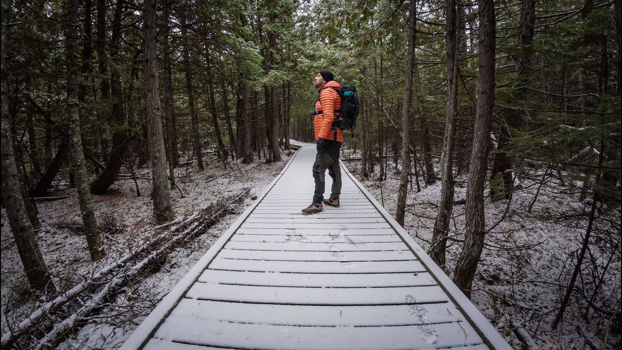 Winter Adventure: SOLO Hike, Drone Fun & Wild Surprises