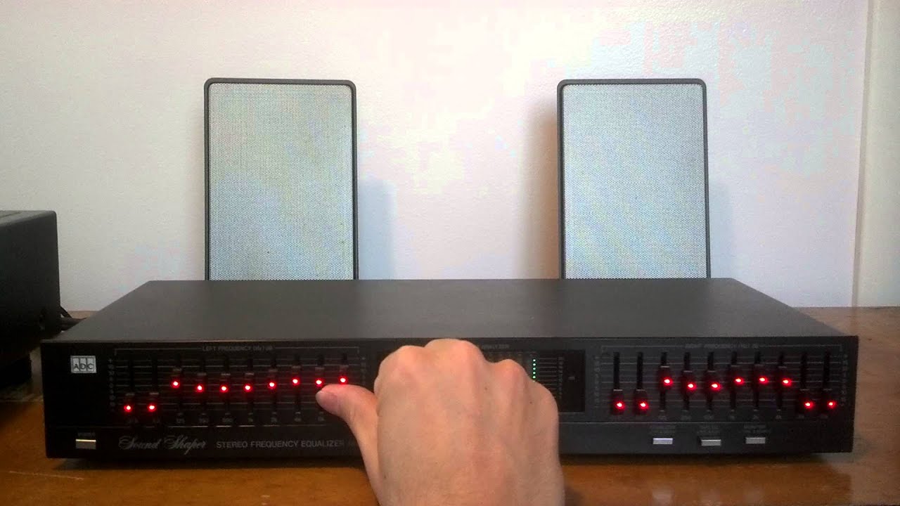 10 band Equalizer Stereo ADC Sound Shaper Model SS-100SL w/ Cassette Tape
