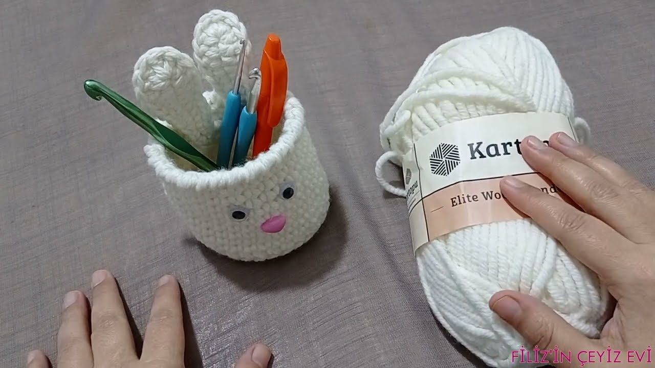 КАК СДЕЛАТЬ КОРОБКУ ДЛЯ РУЧКИ BUGS BUNNY / КРОЛИКА АМИГУРУМИ?