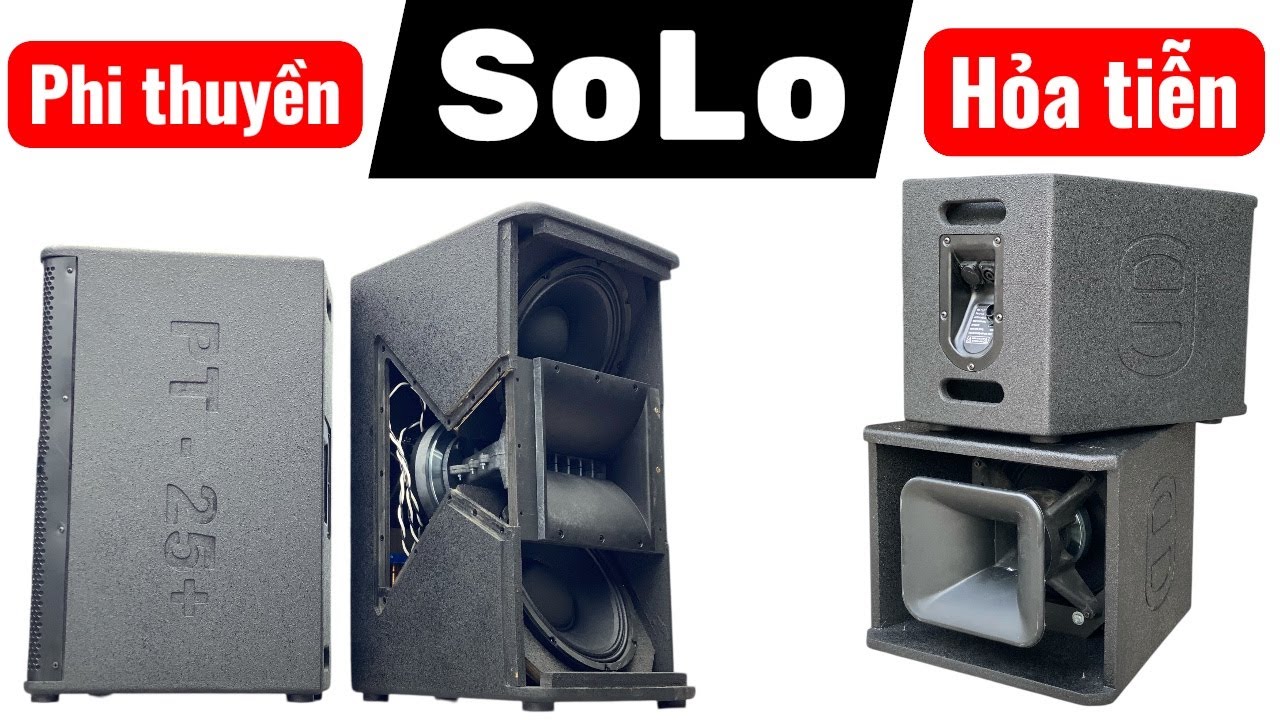 Loa Phi Thuyền Solo Với Loa Hoả Tiễn || Solo Spaceship Speaker with Rocket Speaker