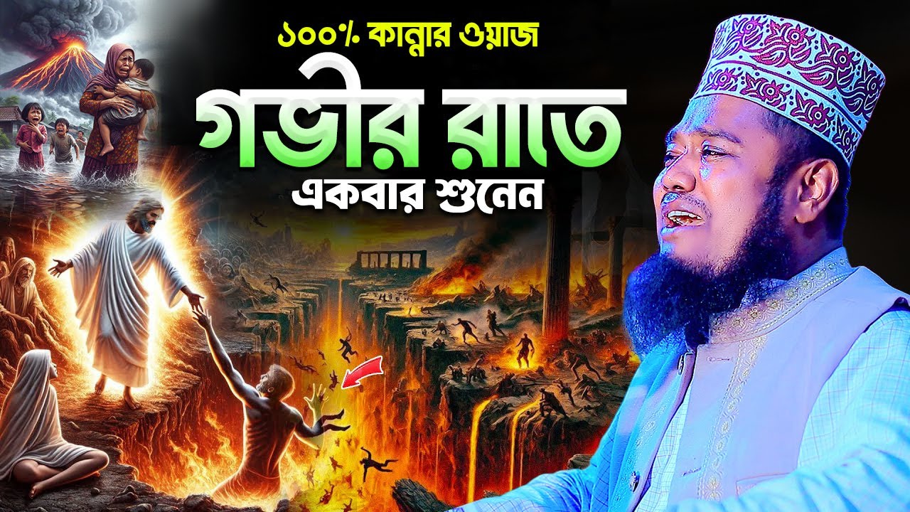 ১০০% কান্নার ওয়াজ গভীর রাতে একবার শুনেন || qari ruhul amin siddiki