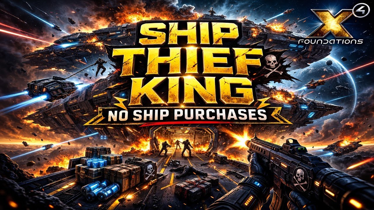 X4: Foundations – The Ship Thief King Challenge | Every Ship Must Be Stolen