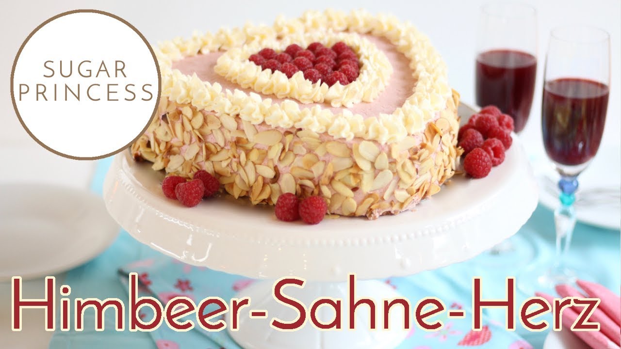 Leckere Himbeer-Sahne-Torte - leicht und luftig/ Muttertag/ Valentinstag| Rezept von Sugarprincess