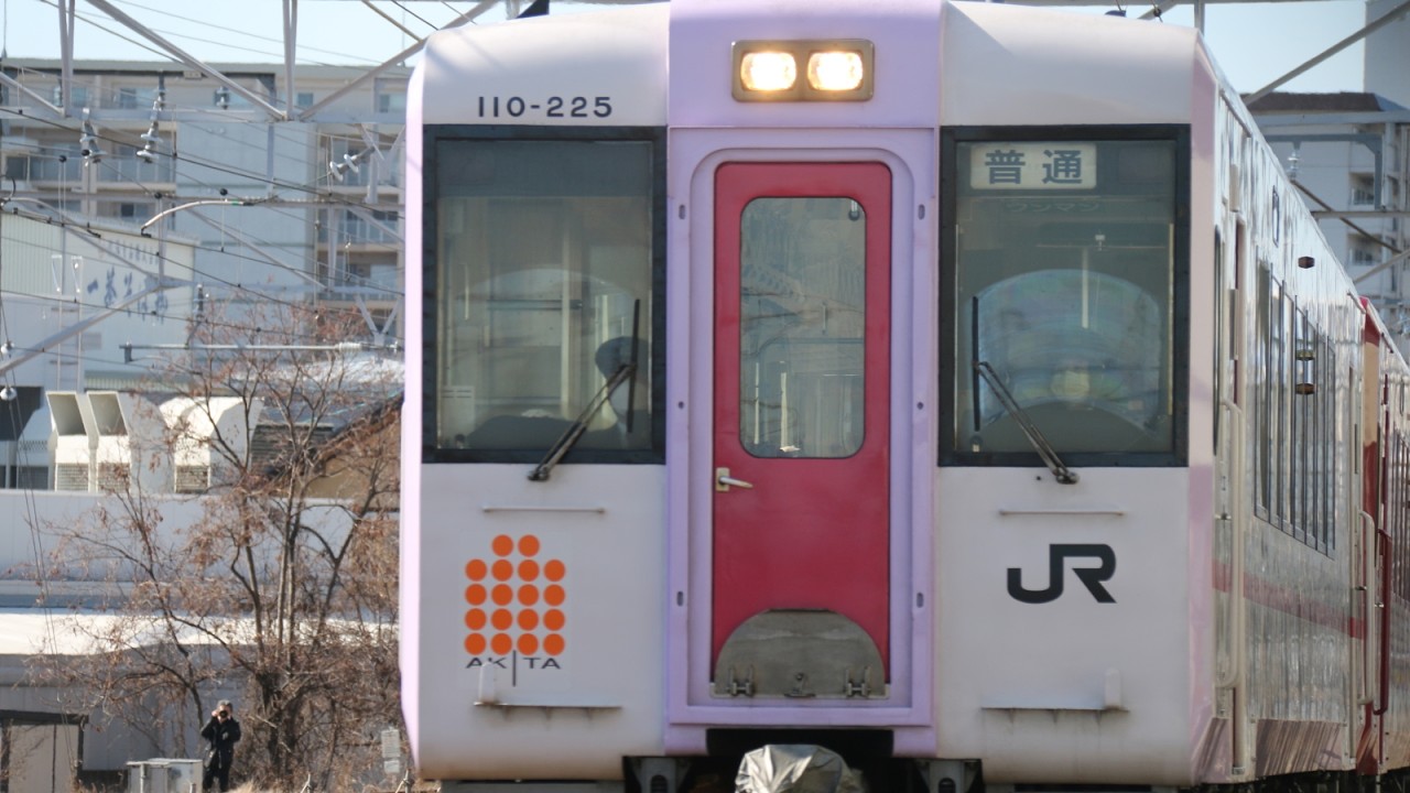 「秋田リレー号」_「おいこっと」編成　長野総合車両センター―しなの鉄道北しなの線