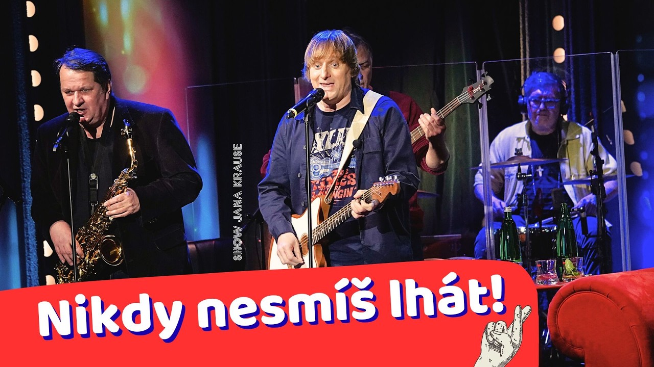 Píseň Nikdy nesmíš lhát, zpěv Lukáš Pavlásek - Show Jana Krause 18. 2. 2026