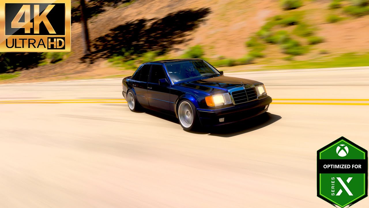 Forza Horizon 5:  Finally the legendary Mercedes W124 500E in forza