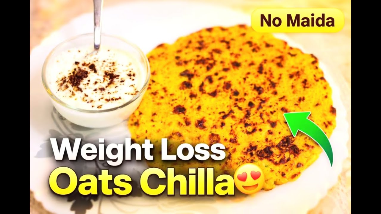 Day -1 ✨Instant Oats Chilla | Crispy & Healthy Breakfast Recipe | Diet Friendly❤️