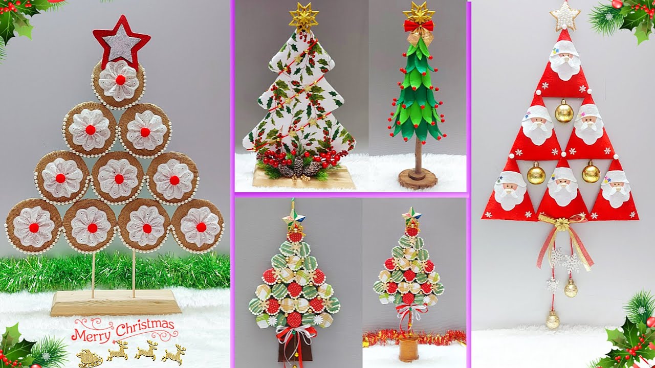5 Economical Christmas tree making idea with waste material | DIY Christmas craft idea🎄158