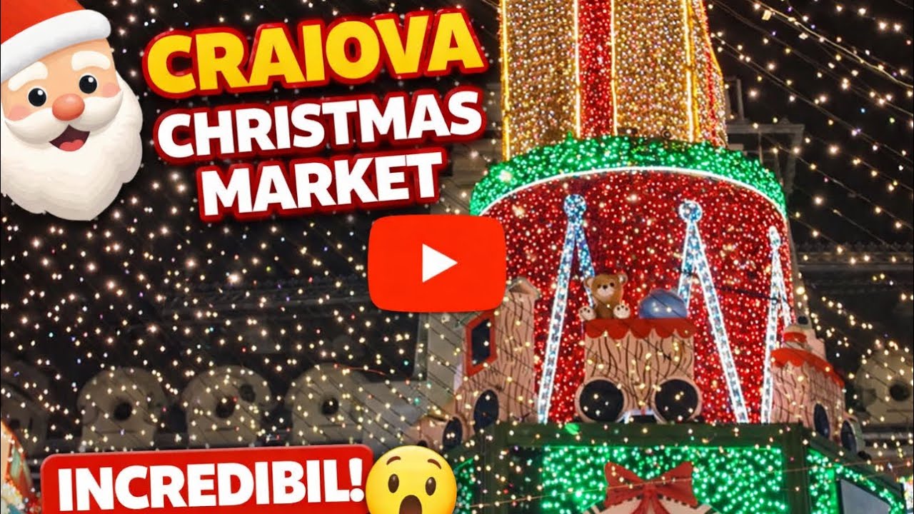 Târgul de Crăciun din Craiova – CEL MAI FRUMOS din România?! 🎄✨