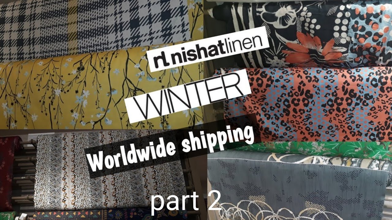 Nishat Linen winter Freedom to Buy 2021- Worldwide shipping- Vlogs for all