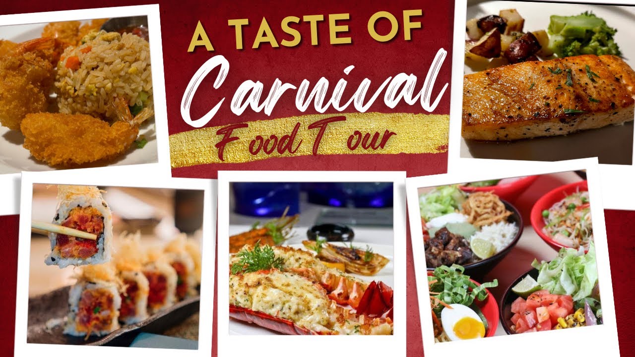 Food tour on the Carnival Freedom￼