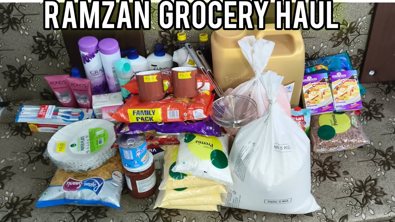 RAMZAN GROCERY HAUL FULL VOLG !