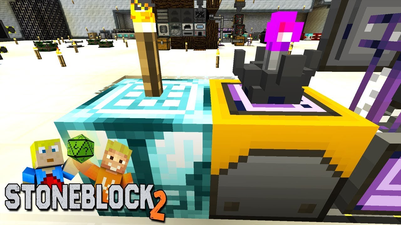 Wireless Crafting Terminal! - Minecraft Stoneblock 2 #54