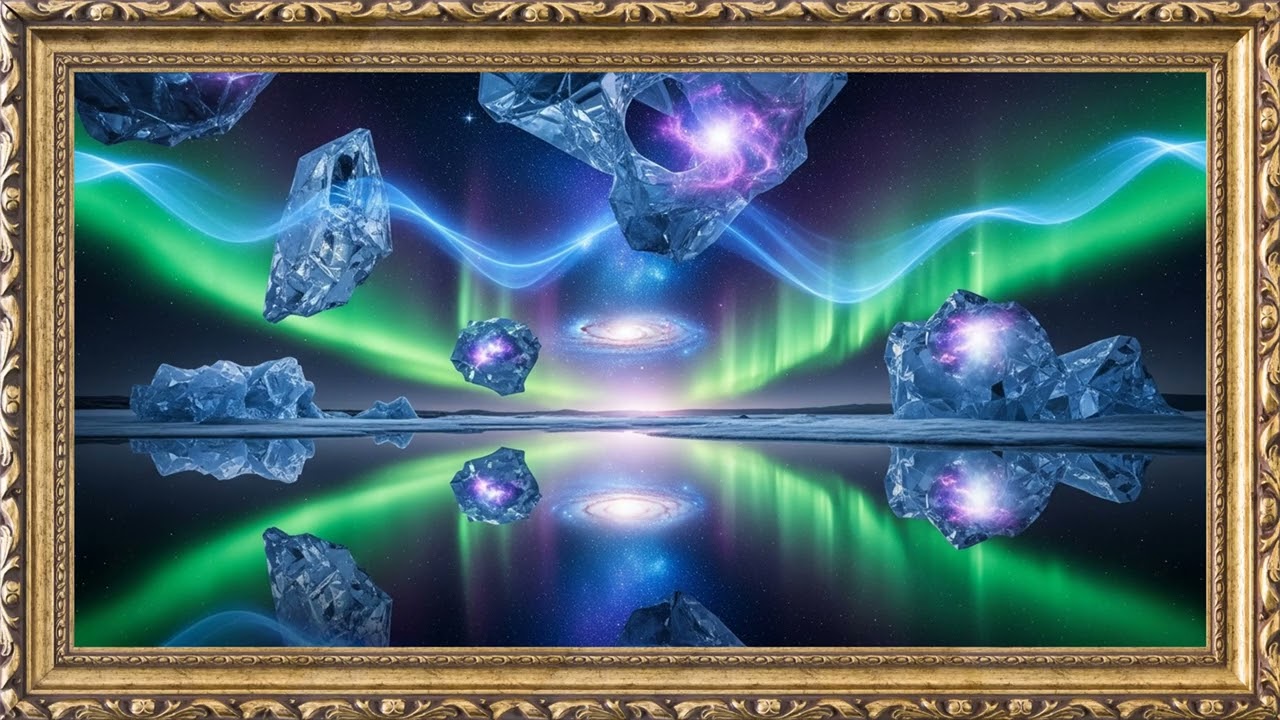 The northern lights | Framed ArtScapes TV Screensaver ✨