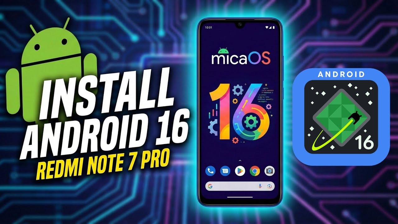Установите Android 16 на Redmi Note 7 Pro! 🚀 Инструкция по установке micaOS QPR1 📱