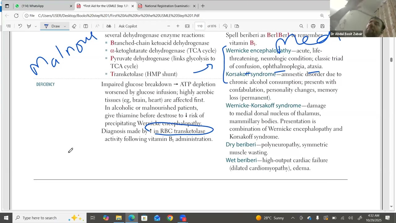Vitamins / Clinical Biochemistry revision points