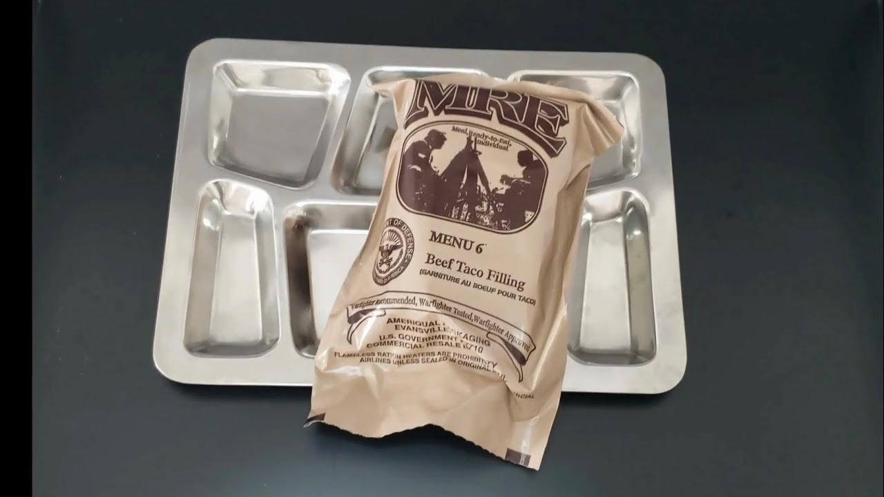 What’s Inside MRE Menu 6? (You Won’t Believe the Beef Taco!)