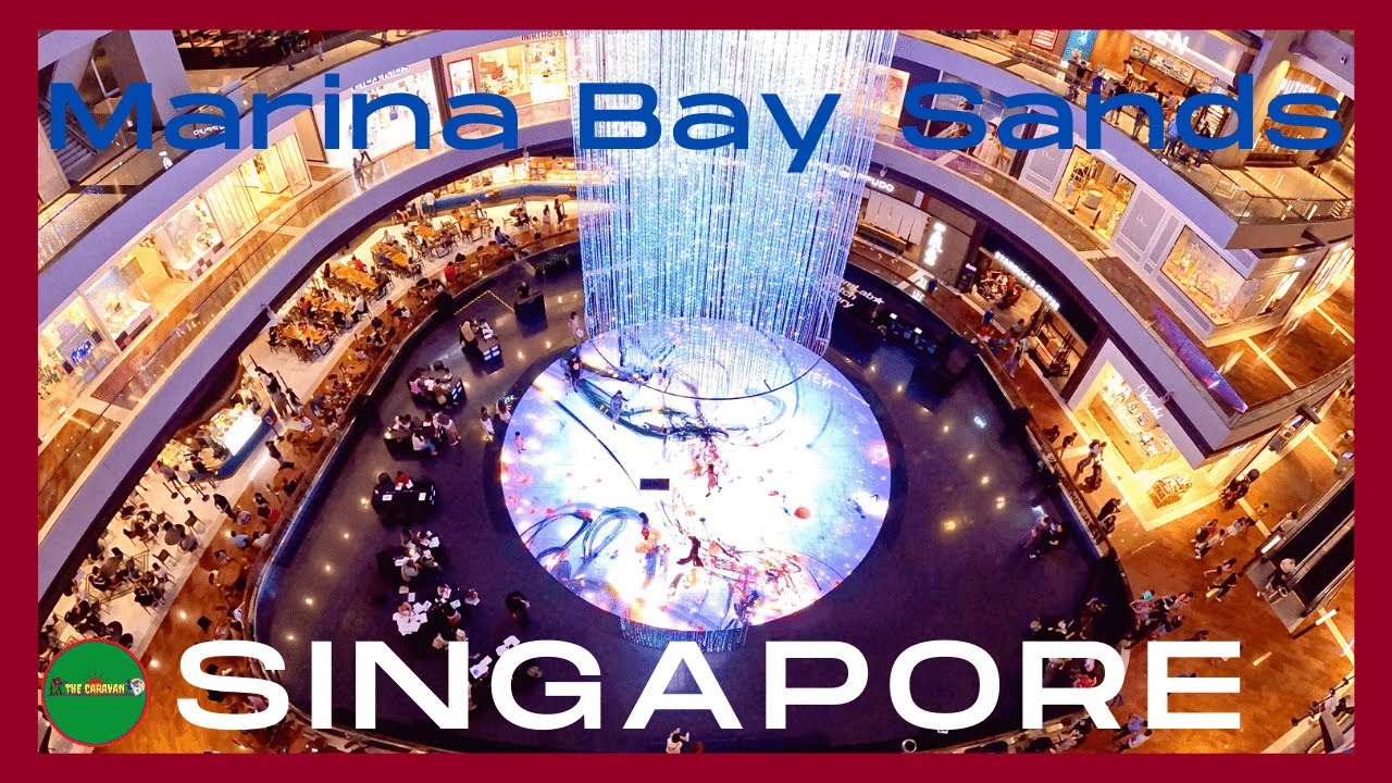 Rain Oculus - Marina Bay Sands | The Helix Bridge | A Light & Water Show | Singapore | Walking tour