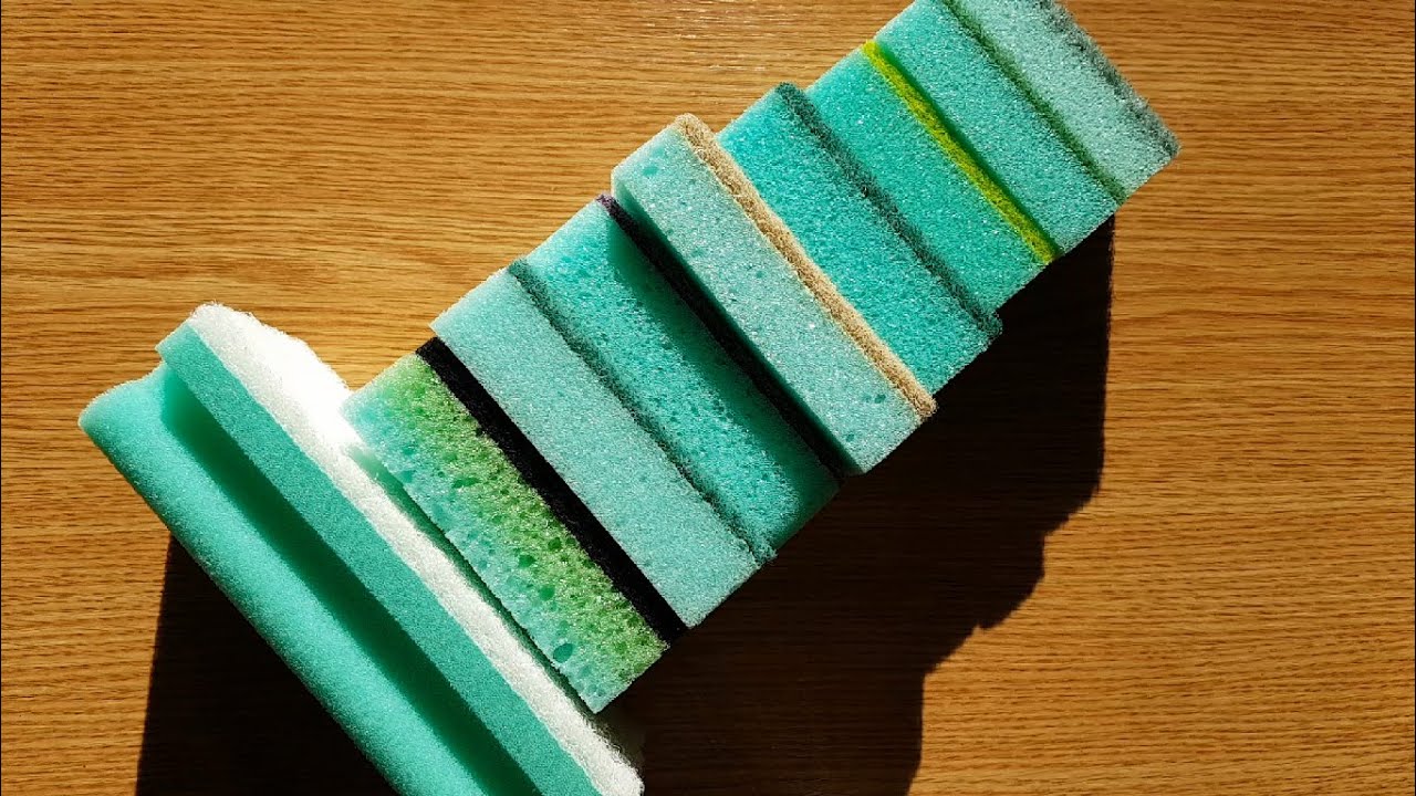 Bulk (9) variety sponge squeezing & ripping ASMR |WATCH IN HD|