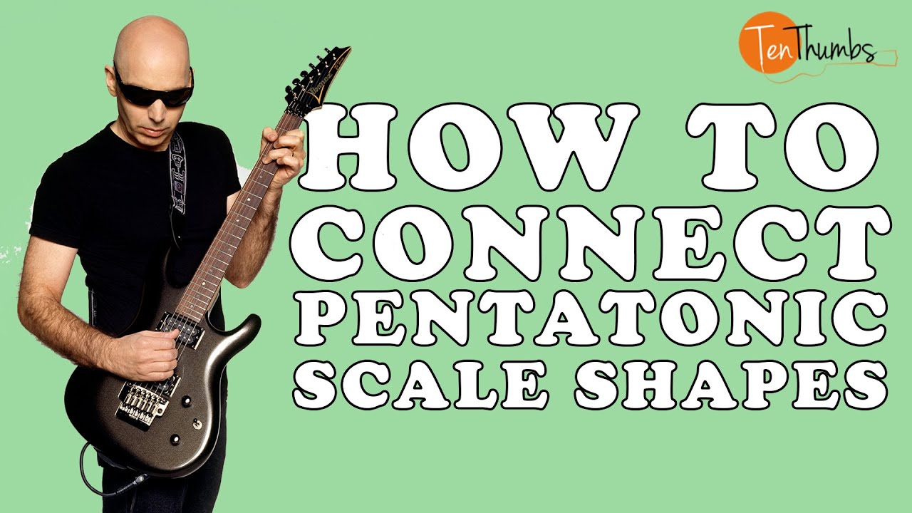How to connect all 5 pentatonic scale shapes when soloing on Guitar