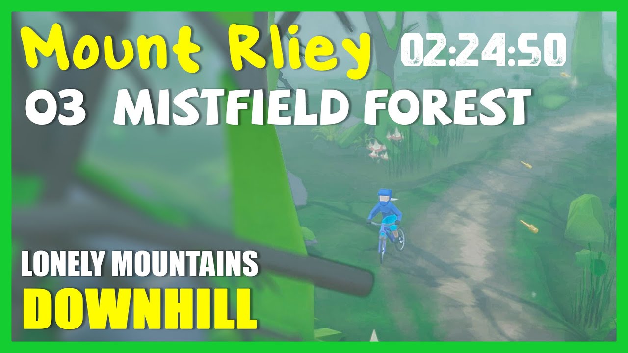 Lonely Mountains: Downhill Trails 03 MistField Forest Gameplay | Mount Riley Shortcuts PC Xbox PS4