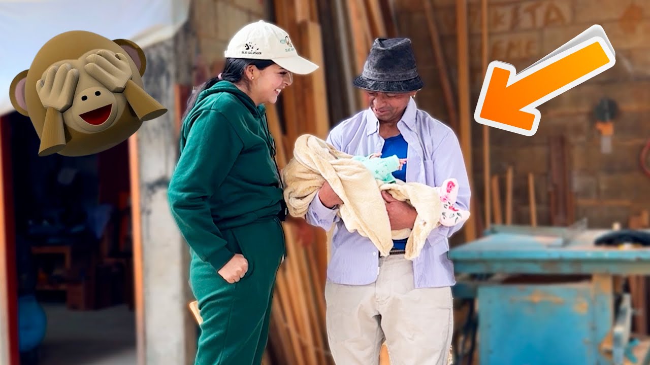 El pap&aacute; de Gabytha Vlogs conoci&oacute; por primera vez a su nieta