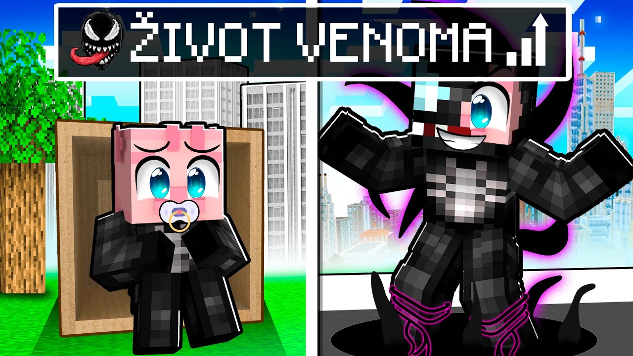 VYRŮSTÁM jako VENOM v Minecraftu!