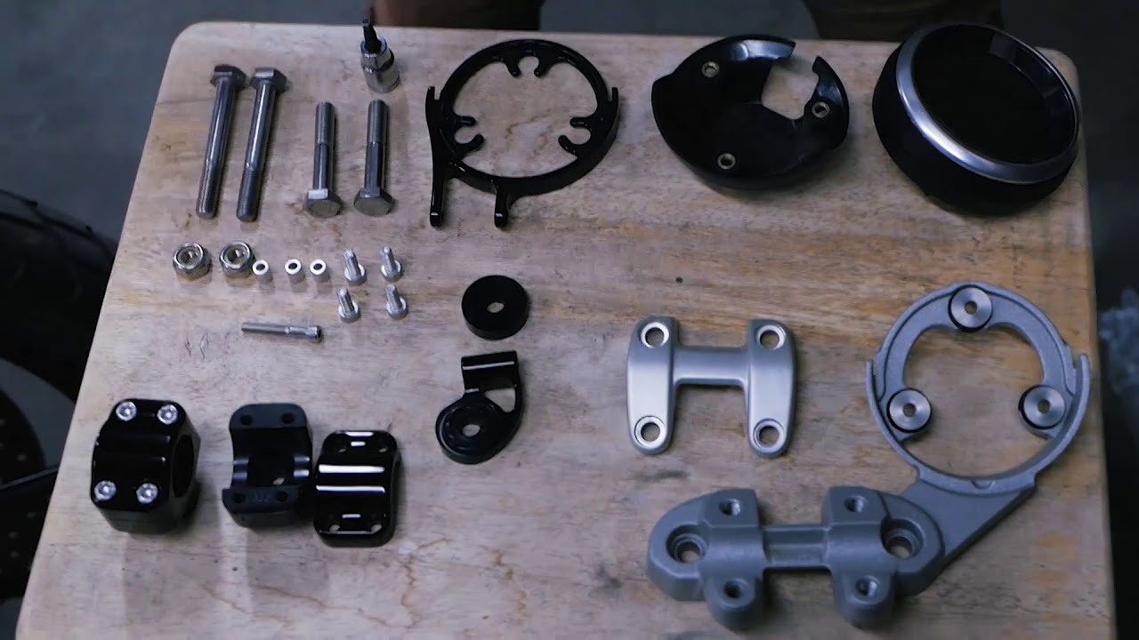 Corsa Moto Riser and Gauge Kit Install on Ducati Scrambler