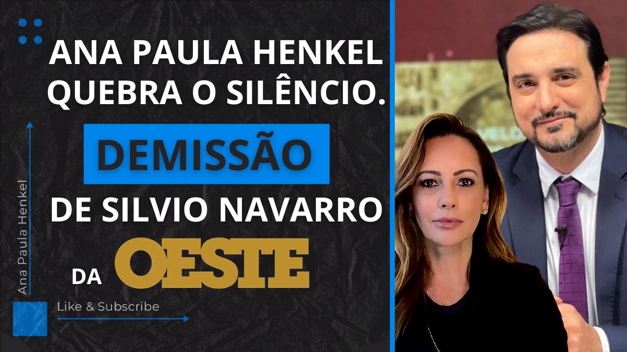 DEMISSÃO DO JORNALISTA SILVIO NAVARRO DA REVISTA OESTE
