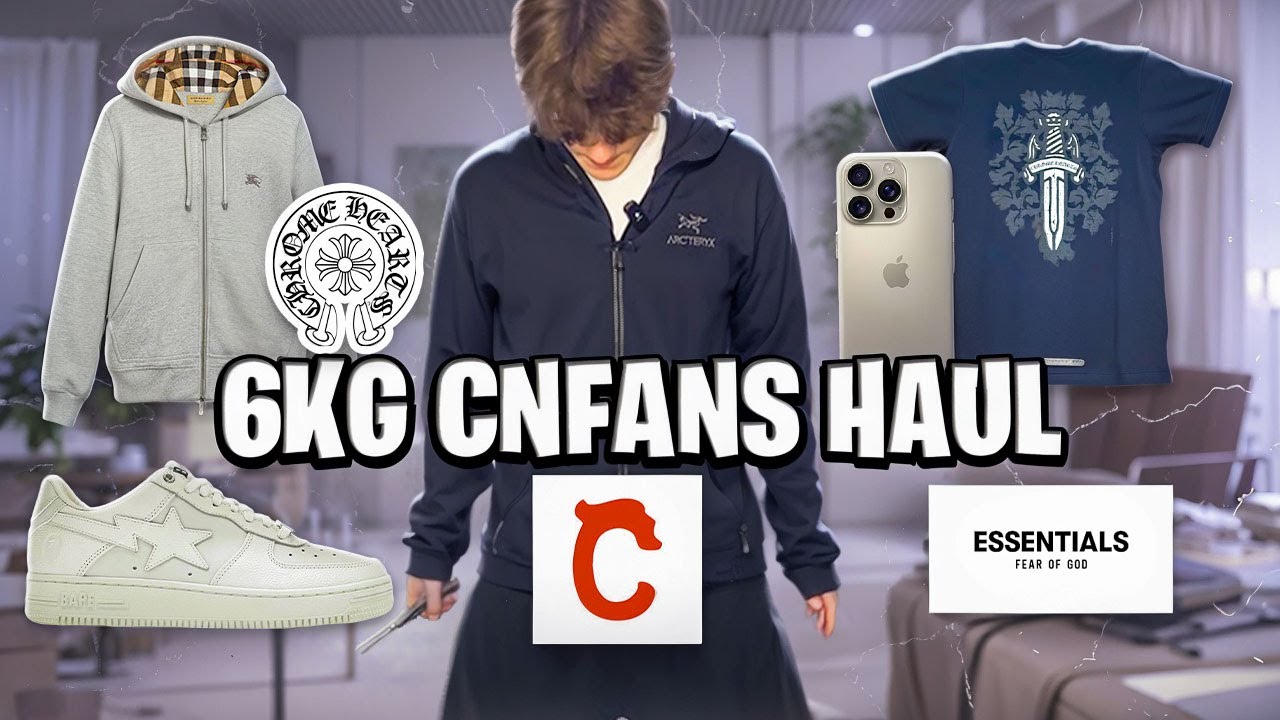 📦6-КИЛЛОВАЯ ДОСТАВКА CNFANS 🧨| Chrome Hearts, Bape, предметы первой необходимости и многое другое!