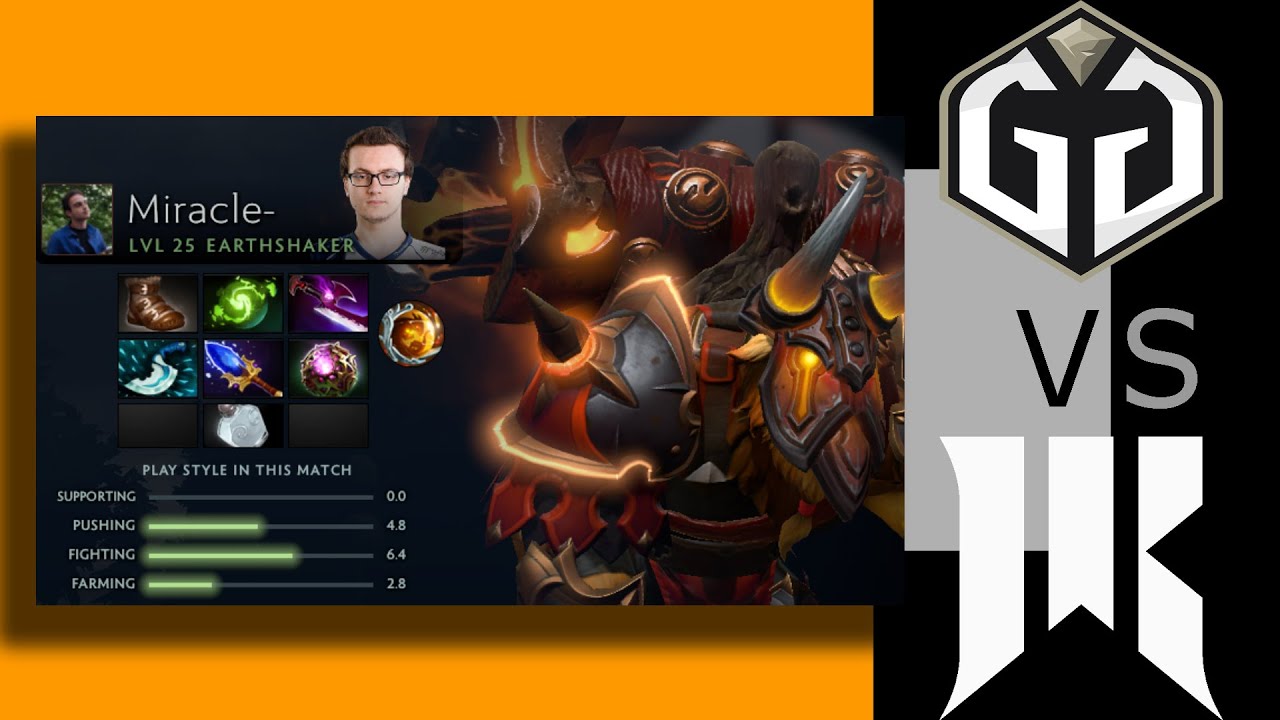 DotaHisWay - Miracle Earthshaker - Gaimin Gladiators VS Shopify Rebellion - DreamLeague Season 20