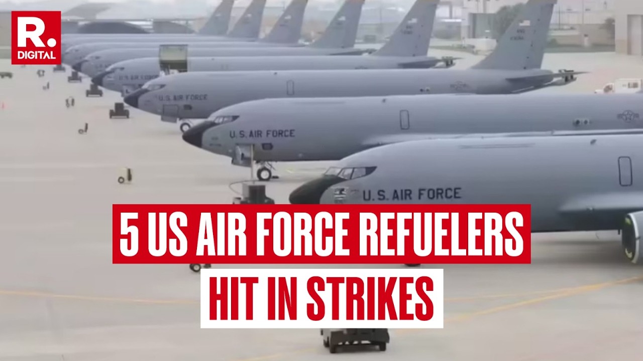 US-Iran War: At Least 5 US Refuelling Aircraft Damaged In Iranian Missile Strike At Saudi Airbase