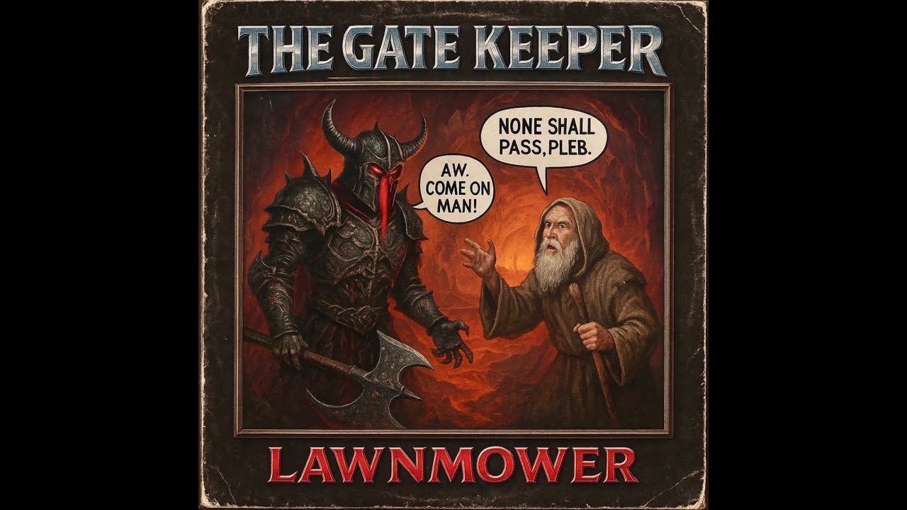 The Gate Keeper-Lawnmower (1984, 80’s Metal Parody)