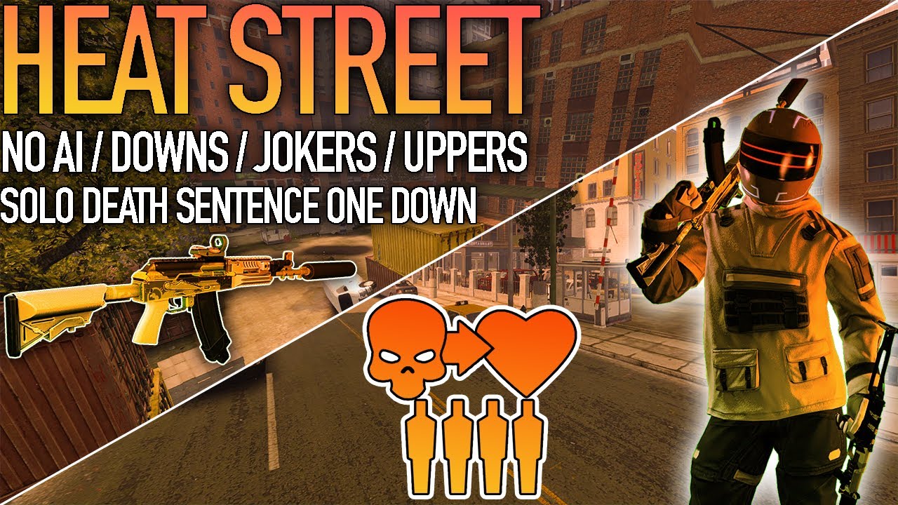 PAYDAY 2 - Heat Street DSOD Solo (No AI/Downs/Jokers/Uppers/Assets) - AK-17 Hacker Build