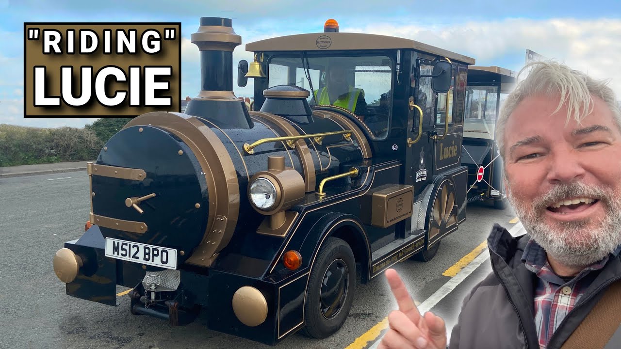 Riding The Porthcawl Road Train  - ‘All Aboard LUCIE’