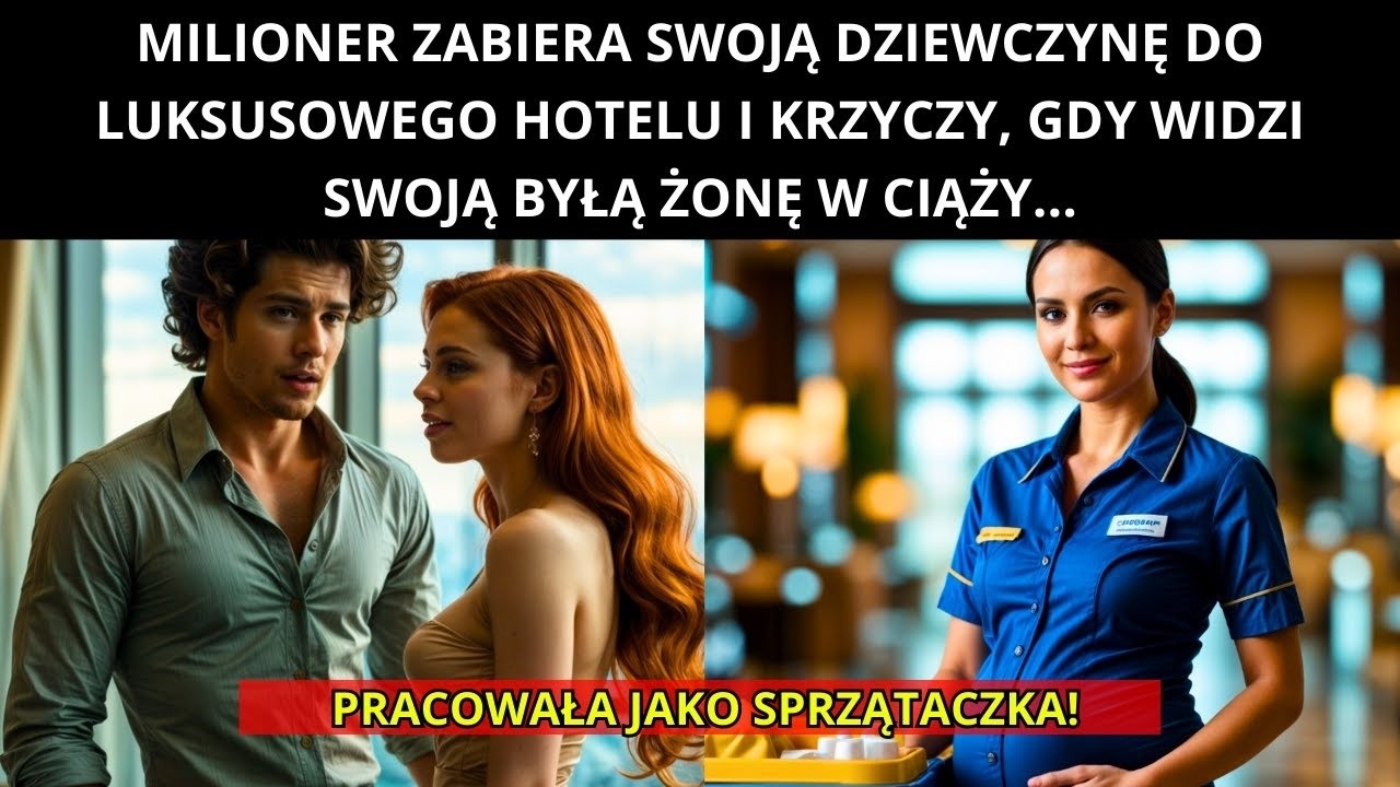 MILIONER KRZYCZY, GDY WIDZI SWOJĄ BYŁĄ ŻONĘ W CIĄŻY PRACUJĄCĄ JAKO SPRZĄTACZKA W HOTELU...