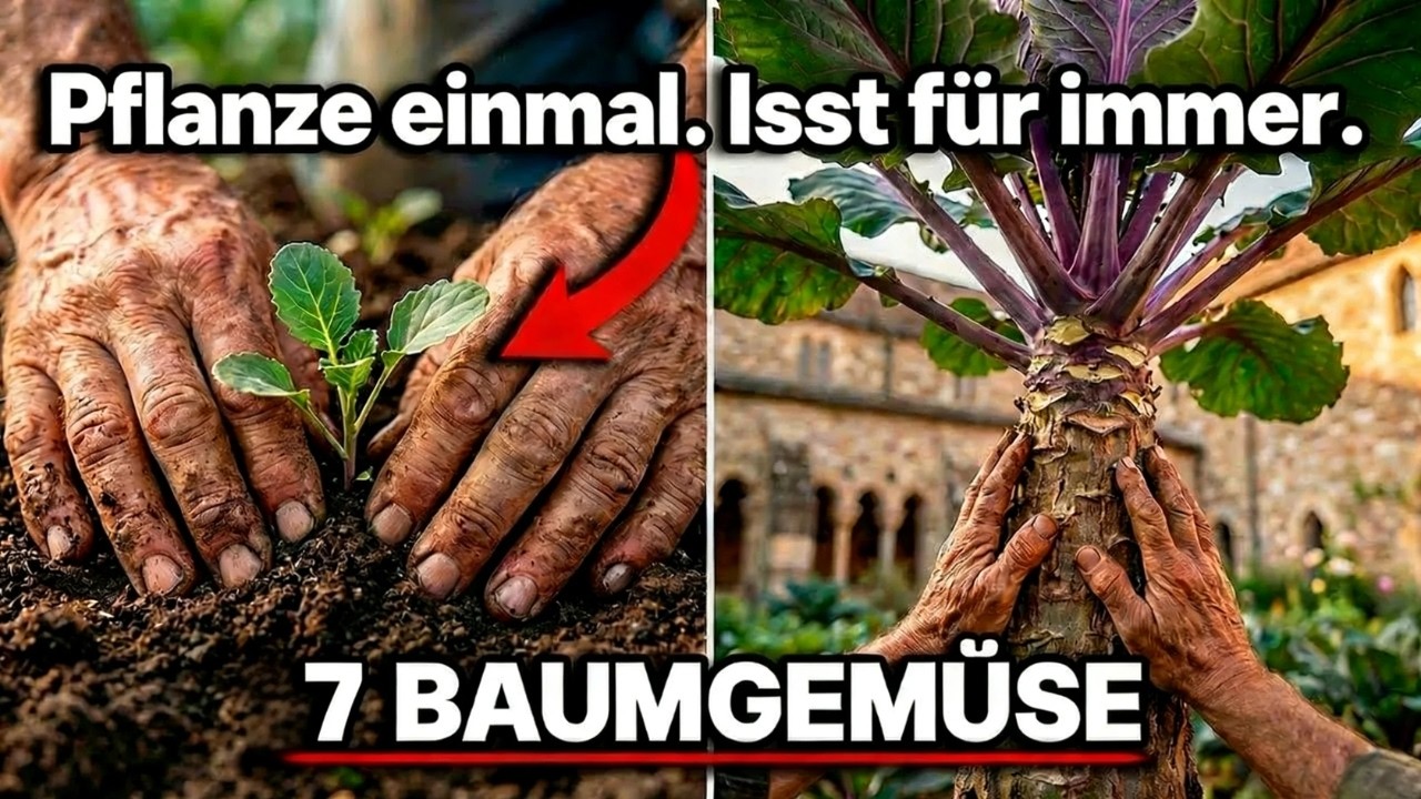 7 mehrjährige Gemüse der mittelalterlichen Mönche–Einmal pflanzen,20 Jahre ernten.Warum nicht heute?