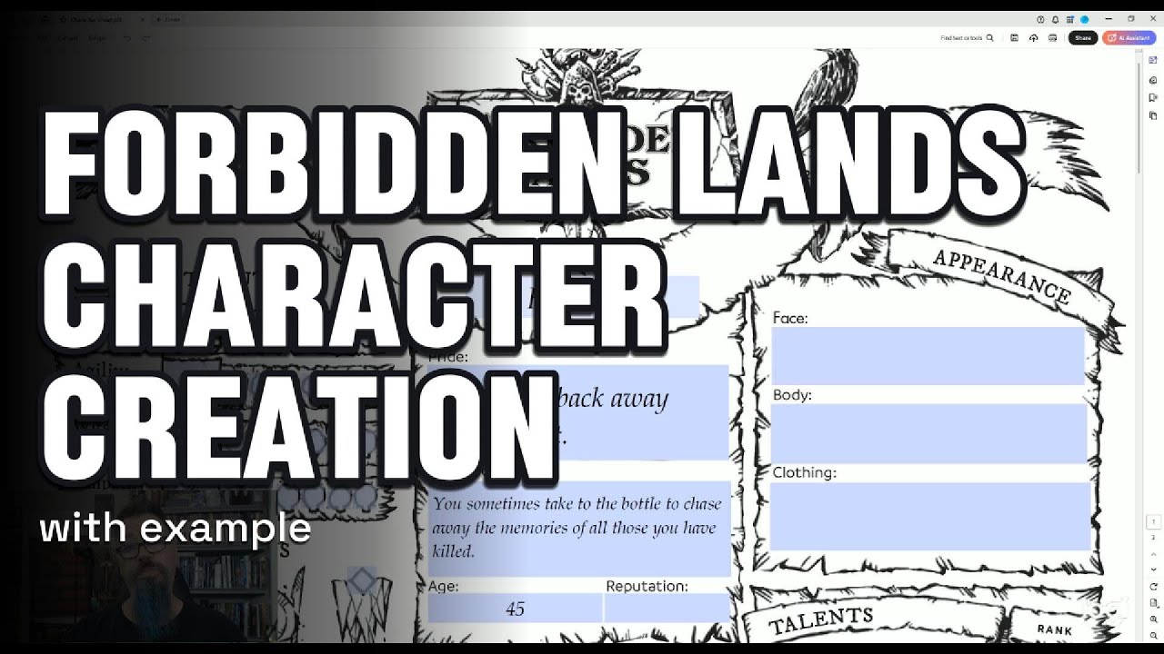 Forbidden Lands | Character Creation | D&D Alternative